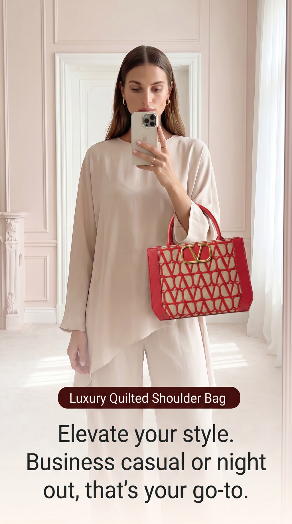 Luxury Quilted Shoulder Bag